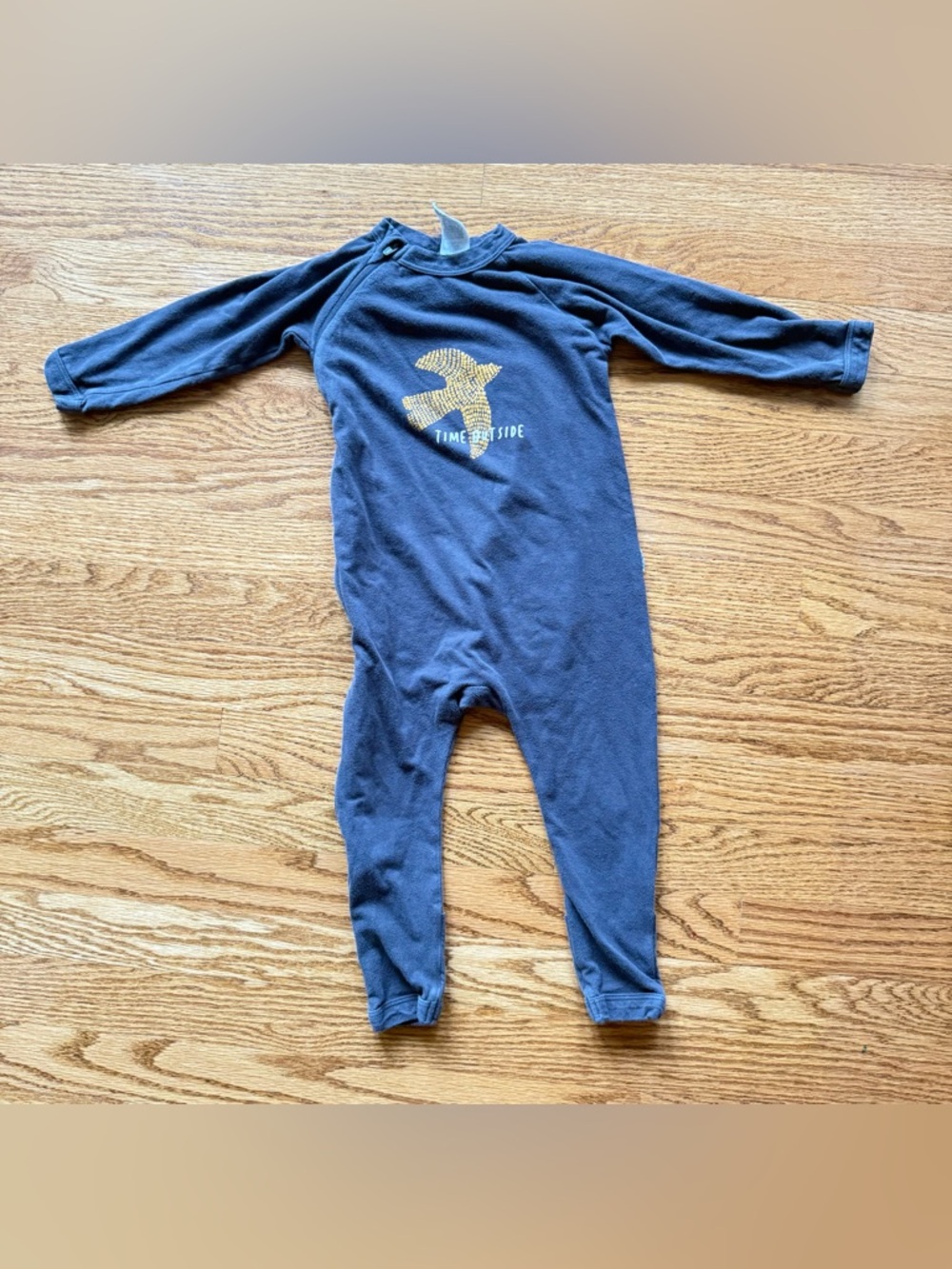 Bonds Organic Wondetsuit with Gold Bird Graphic